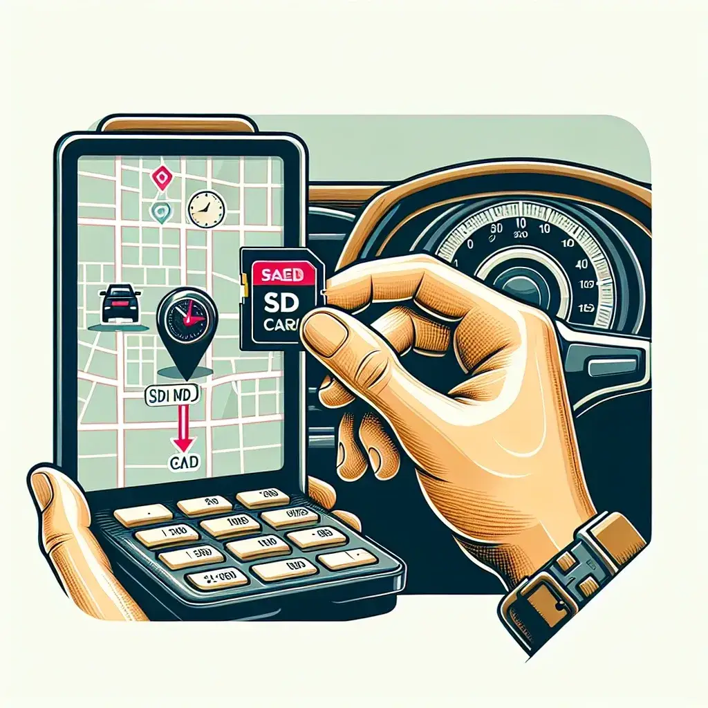 ¿Puedo usar una tarjeta SD en el sistema GPS de un automóvil?
